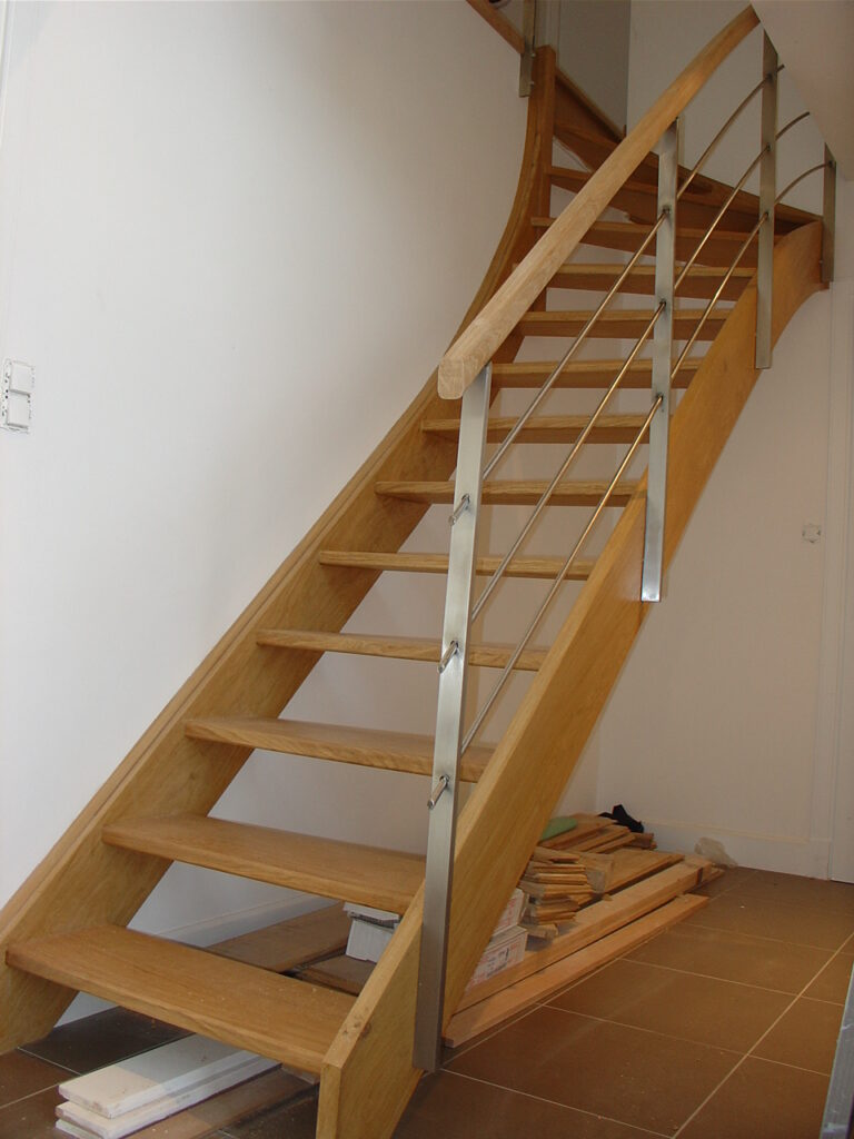 Escalier bois, Alu