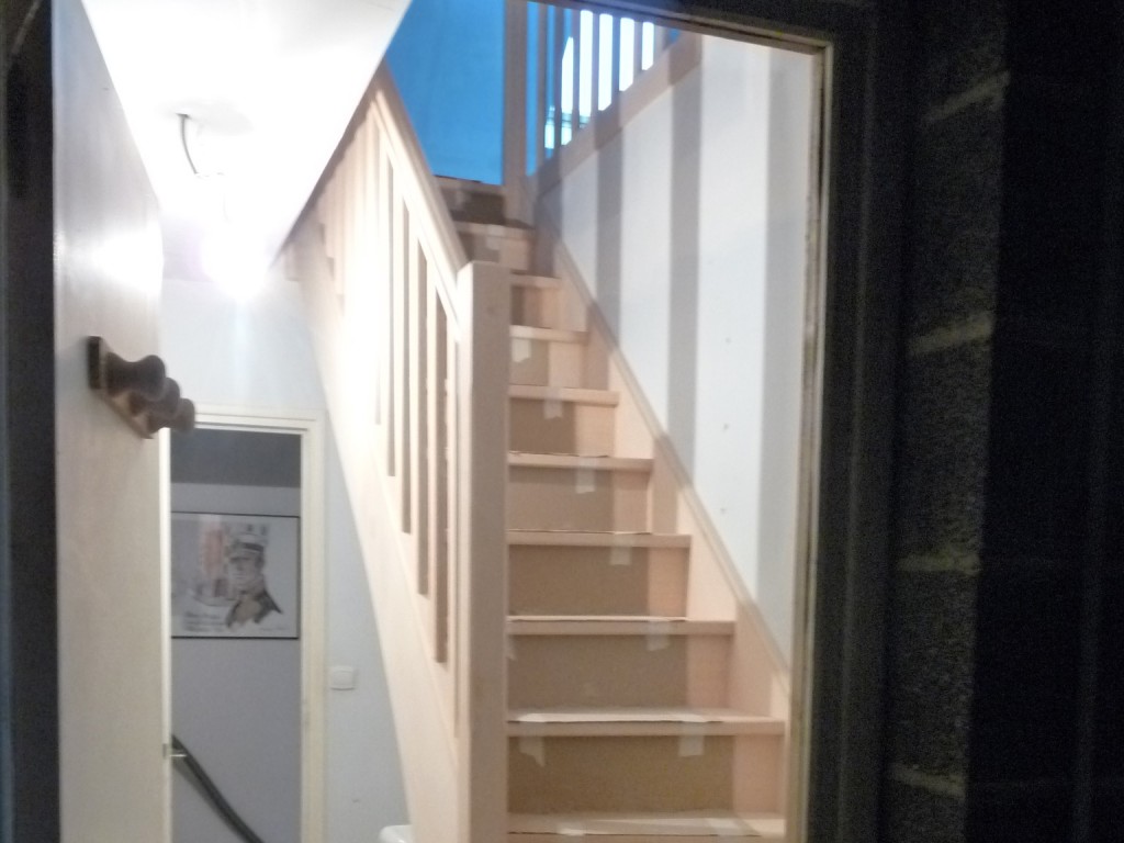 Mise en place de l'escalier